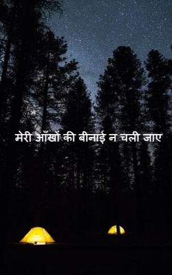 मेरी  आँखों   की  बीनाई   न  चली  जाए