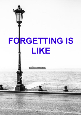 Forgetting Is Like