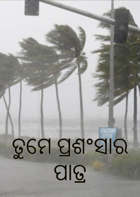 ତୁମେ ପ୍ରଶଂସାର ପାତ୍ର