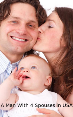 A Man With 4 Spouses in USA