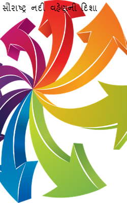 સૌરાષ્ટ્ર નદી વહેણની દિશા