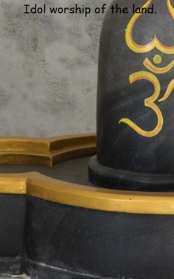 Idol worship of the land.