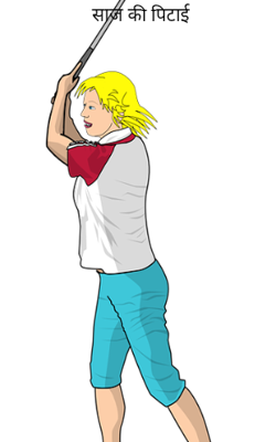 साज की पिटाई