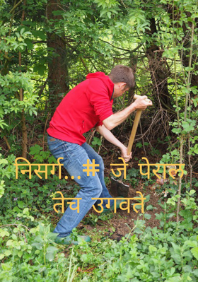 निसर्ग... जे पेराल तेच उगवते