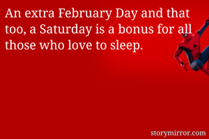 An extra...