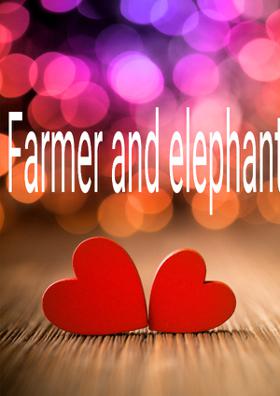 Farmer And Elephant