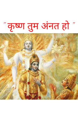 " कृष्ण तुम अंनत हो "