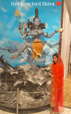 Her love lord Shiva