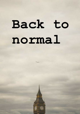 Back To Normal