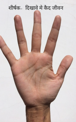 शीर्षक-  दिखावे में कैद जीवन