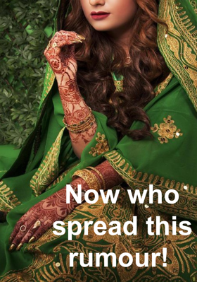 Now Who Spread This Rumour!