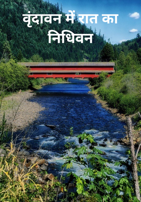 वृंदावन में रात का निधिवन
