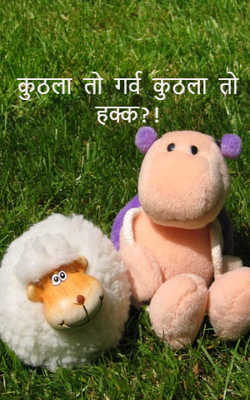 कुठला तो गर्व कुठला तो हक्क?!