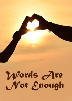 Words Are Not Enough..