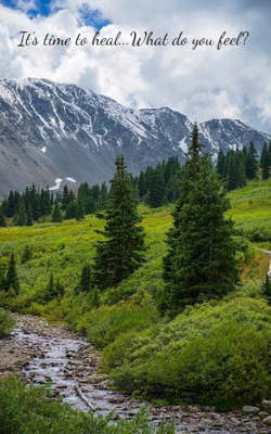 It's time to heal...What do you feel?