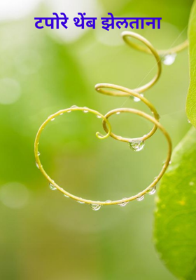 टपोरे थेंब झेलताना