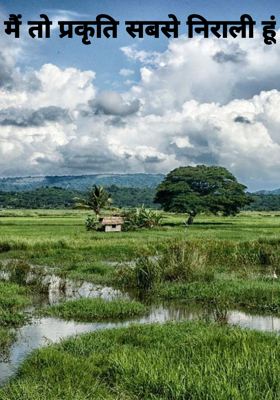 मैं तो प्रकृति सबसे निराली हूं