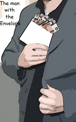 The man with the envelope