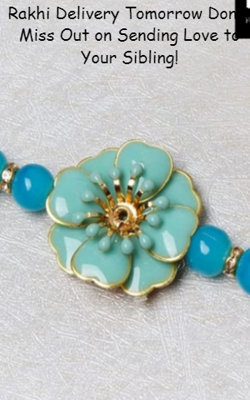 Rakhi Delivery Tomorrow Don't Miss Out on Sending Love to Your Sibling!
