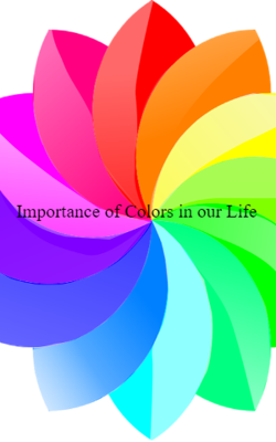 Importance of Colors in our Life