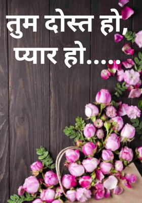 तुम दोस्त हो, प्यार हो.....