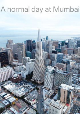 A normal day at Mumbai