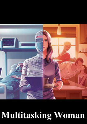 Multitasking Woman