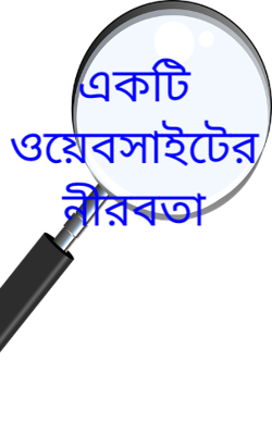 একটি ওয়েবসাইটের নীরবতা
