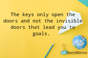 The keys only...
