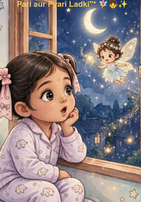 Pari aur Pyari Ladki"* 🧚‍♀️👧✨