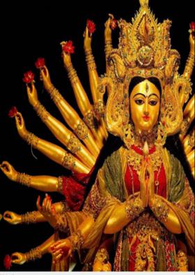 हिन्दी देवी गीत- चरणों मे जगह