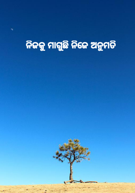 ନିଜକୁ ମାଗୁଛି ନିଜେ ଅନୁମତି