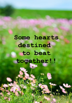 Some hearts destined 
to beat together!!