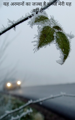 यह अरमानों का जज्बा है सच्ची मेरी यह वर्दी है