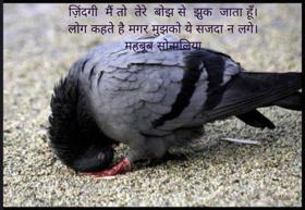 दिन को अच्छा न लगे रात को अच्छा न लगे