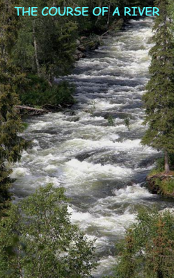 The course of a river