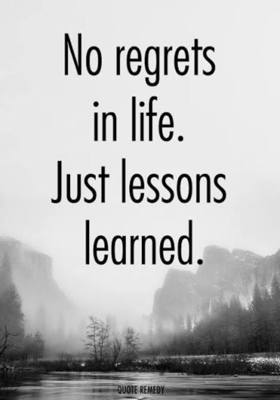 No Regrets 
