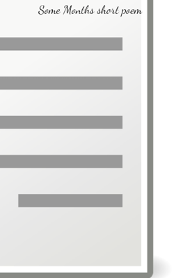 Some Months Short Poem