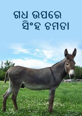 ଗଧ ଉପରେ ସିଂହ ଚମଡା