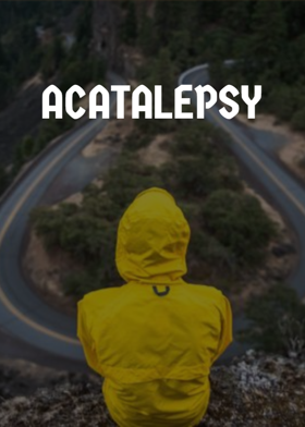 Acatalepsy