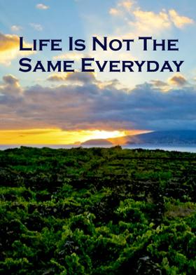 Life Is Not The Same Everyday