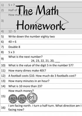 The Math Homework