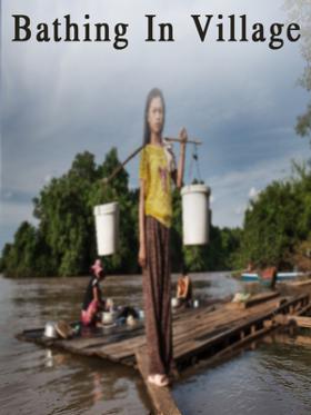Bathing In Village