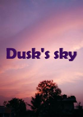 Dusk's sky