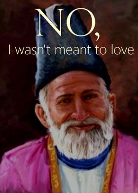 No, I wasn't meant to love ..