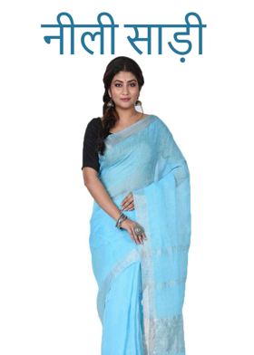 नीली साड़ी