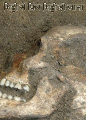 मिट्टी से फिर मिट्टी हो जाना