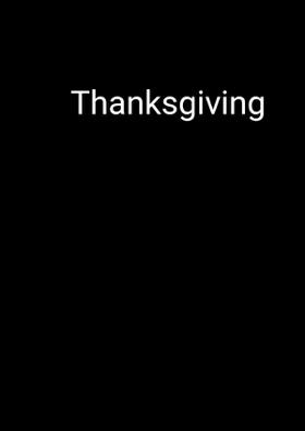 Thanksgiving